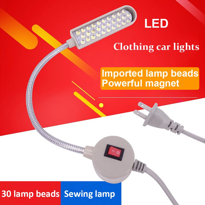 30 lampes LED Machines à coudre accessoires pour travail de Garage intérieur Super léger pièce lumineuse vêtements multifonctionnel tour Flexible_voghion.com