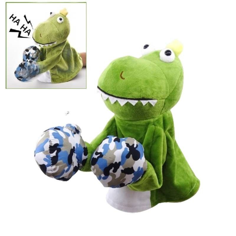 Hand Plush Boxing Adorable Puppets With Sound Interactive Cartoon Toy Ages For All_voghion.com