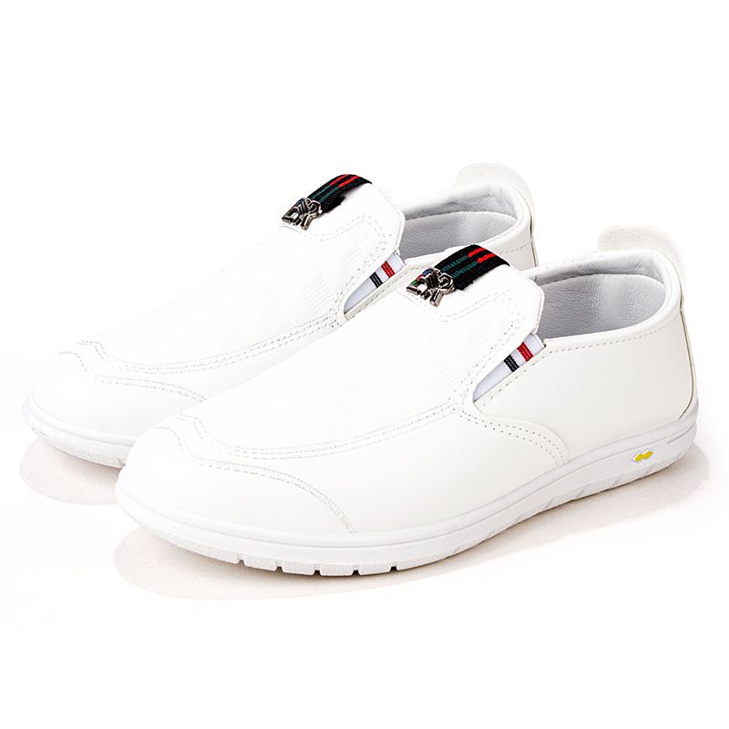 Mocassini in pelle PU alla moda da uomo Euro Step, stile casual, alla moda, per papà di mezza età_voghion.com