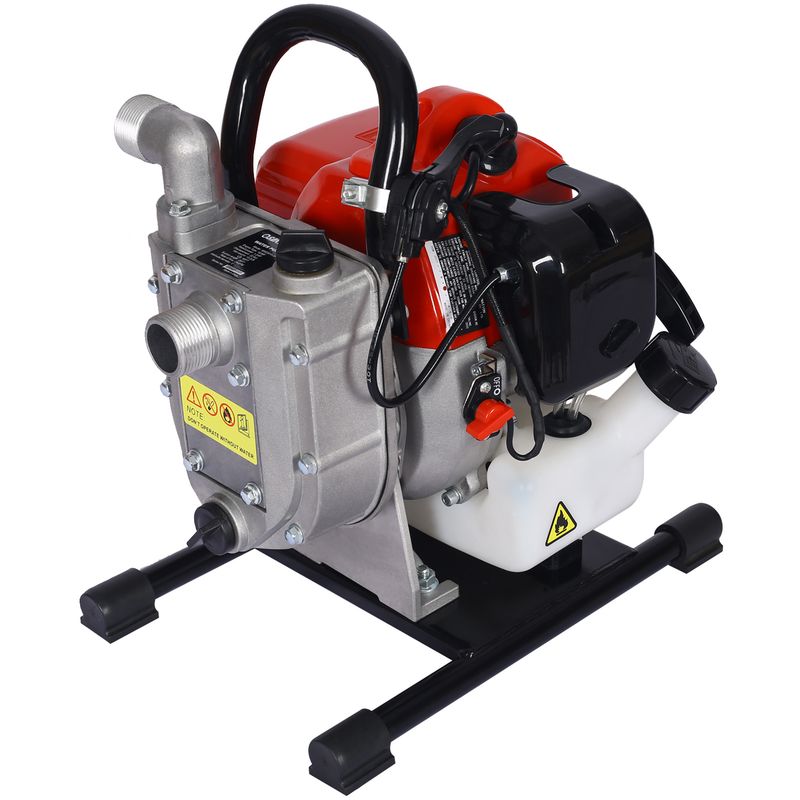 gasoline water pump,2s troke portable gas powered water transfer pump ,33cc 1.2HP 1inch_voghion.com