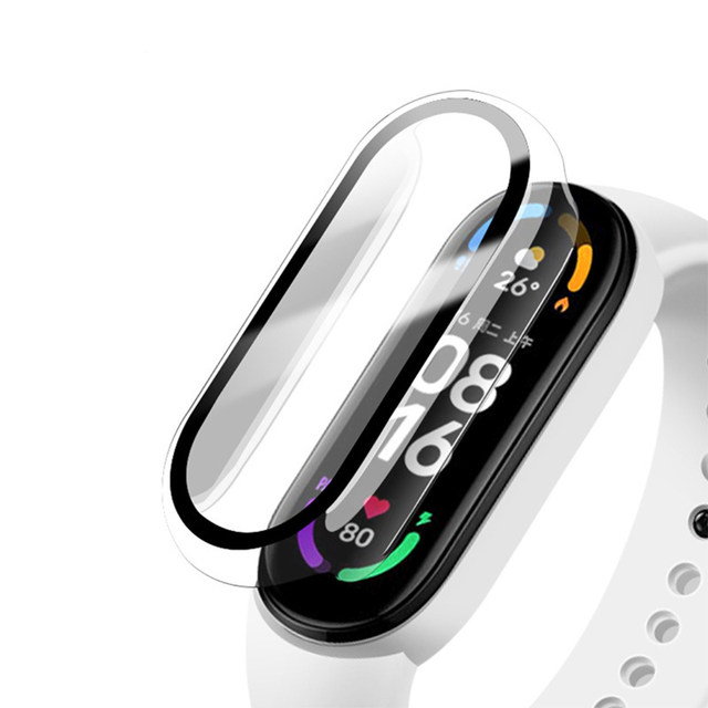 Kotelon suojus+lasi Xiaomi Mi Band 7 6 lisävarusteille Kotelo+kalvo Täyspeitto Suojakuori Miband 7 6 5 4 3 näytönsuoja_voghion.com