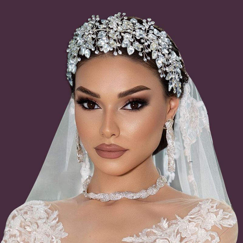 Braut Kopfschmuck Neue Strass Handgemachte Hochzeit Kleid Haarband Gedrückt Stirnband Haar Zubehör_voghion.com