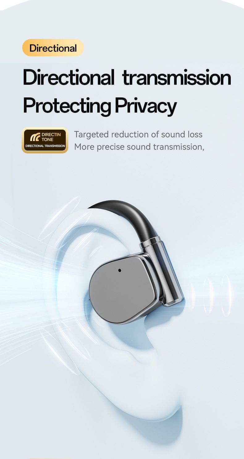 3c New AI Smart Translation Bluetooth Earphones OWS Open True Wireless Ear Hook UV Sterilization_voghion.com