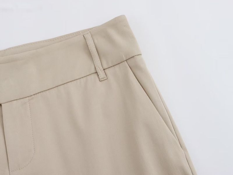 Pantaloni a gamba dritta versatili con cinturino alla moda, nuovo stile estivo 2024 da donna_voghion.com