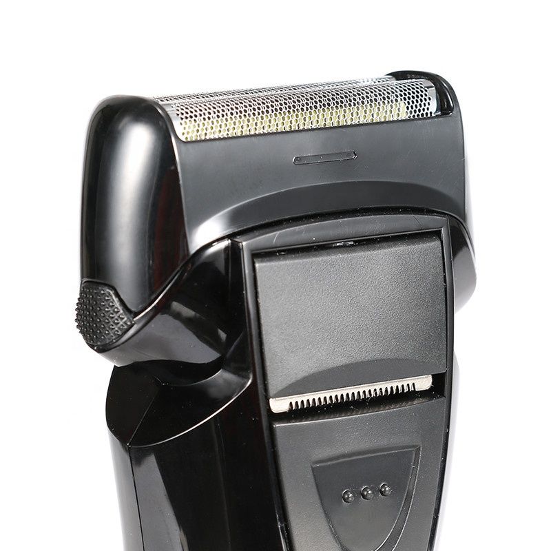 Kemei KM-2023 Rasoir électrique professionnel pour homme, rasoir sans fil à 2 lames, tondeuse à barbe rechargeable et portable_voghion.com