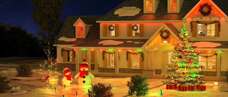 Table Top Christmas Tree With 50 LED Lights 24 Inch /2FT Little Prelit Christmas Tree Decorated Gift Boxes And Hanging Ornaments For DIY Christmas_voghion.com