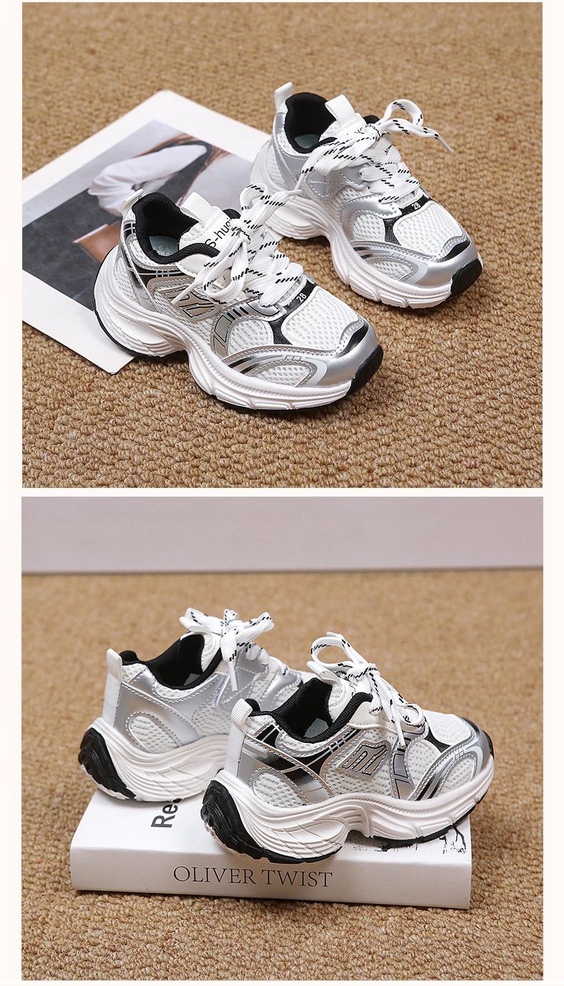 Modne buty sportowe dla dzieci, buty do biegania dla chłopców, oddychające, lekkie i uniwersalne, buty dla taty, buty codzienne, modne_voghion.com