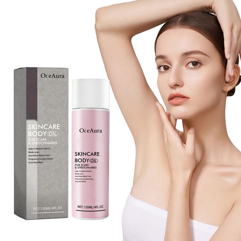 OceanAura skincare oil moisturizes repairs delicate and smooth body skin_voghion.com
