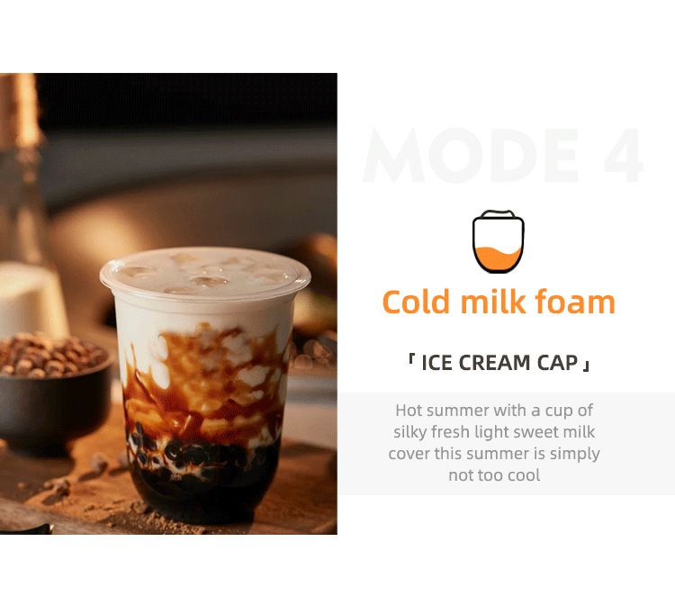 Machine à mousser le lait domestique automatique Machine à mousser le lait électrique chaud et froid Tasse de mélange de mousse de lait Machine à mousser le lait_voghion.com