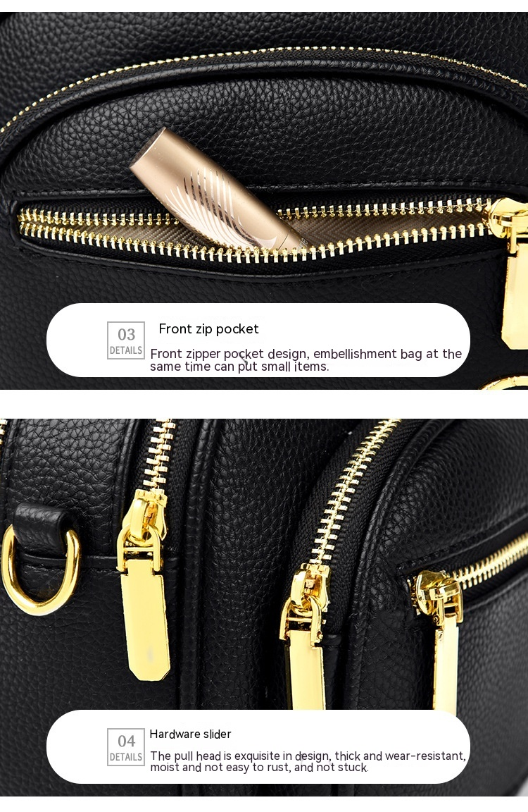 Popular bolso de cuero suave para mujer, nueva tendencia, versátil, pequeño, cuadrado, de gran capacidad, práctico bolso cruzado de un hombro de tres capas_voghion.com