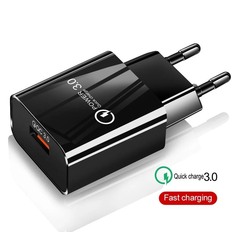 QC3.0 5v3a 18 W evropski standardni polnilec 3.0 napajalnik za hitro polnjenje_voghion.com