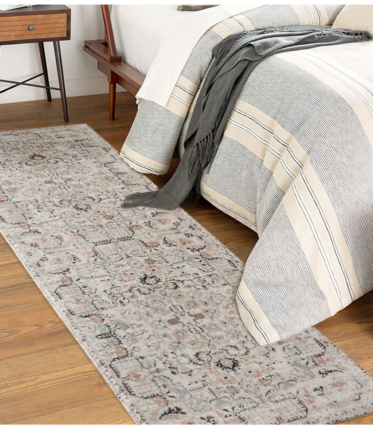 Hausgarten 60X180 Fußmatte für die Veranda mit Flaggenstreifen, rutschfest, für Küche, Restaurant, rechteckig, im persischen Stil, für den Balkon_voghion.com