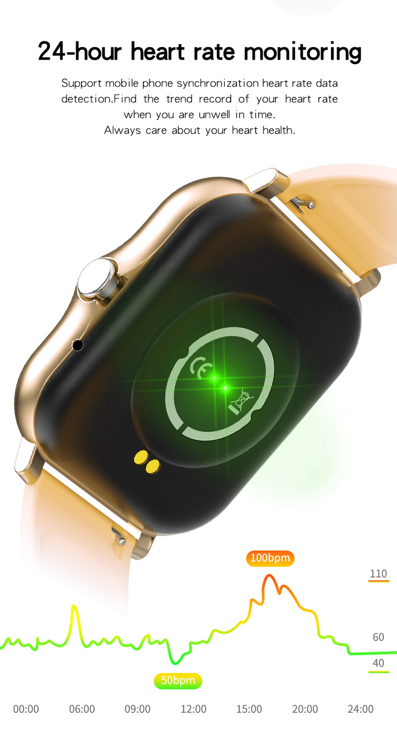 Neue Smartwatch für Damen und Herren, 1,83-Zoll-Farbdisplay, Full-Touch, Bluetooth-Anruf, Smart-Armband, lebenslang wasserdicht, Fitness-Tracker, Gesundheitsarmbänder für Damen_voghion.com