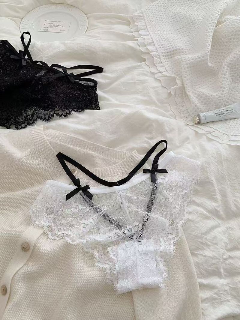 LuvBox Sweet Tea Mousse ~ Intimo da ragazza sexy in stile francese Pure Desire, nuovo, carino, alla moda, versatile e comodo, slip da donna_voghion.com