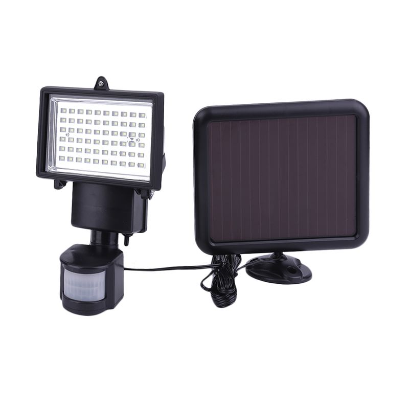 Pannello solare 60/100SMD LED SMD ad alta luminosità con sensore di movimento per esterni, giardino, strada, percorso_voghion.com