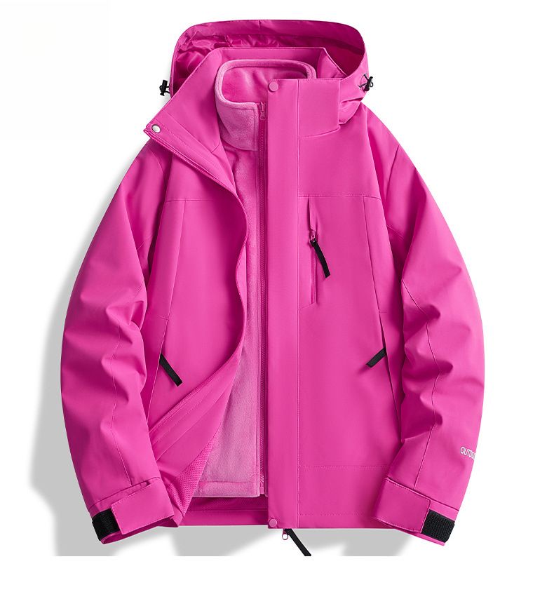 Giacca invernale autunnale, tuta da trekking staccabile 3 in 1 per uomo e donna, set da due pezzi, acquisto di gruppo_voghion.com