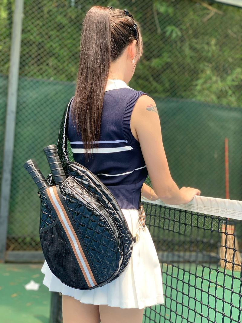 Diving Material Multifunctional Waterproof Handheld Shoulder Badminton Travel Crossbody Tennis Racket Bag_voghion.com