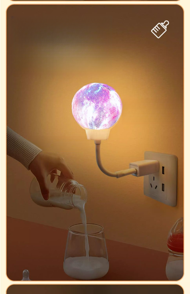 Smart Voice-Controlled Night Light New Eye Protection Nursing Socket Bedroom Sleep USB Home Bedside Table Lamp_voghion.com