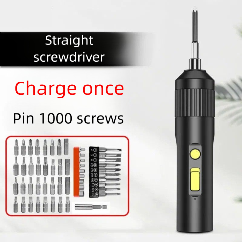 35-in-1 Rechargeable Household Electric Drill Mini Multi-Function Screwdriver Set Tool_voghion.com
