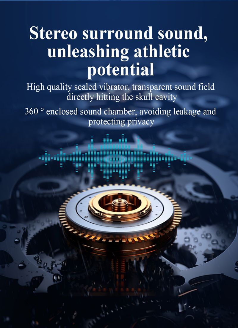 NeoGear NeoGear G02 Bone Conduction Bluetooth Headset Large Ultra-Long Battery Life Sports Running Intelligent Noise Reduction Earbud_voghion.com