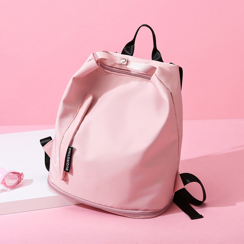 Vereinfachte koreanische Version Fitness leichte wasserdichte Reisetasche, Trocken- und Nasstrennung Schwimm-Freizeitrucksack_voghion.com