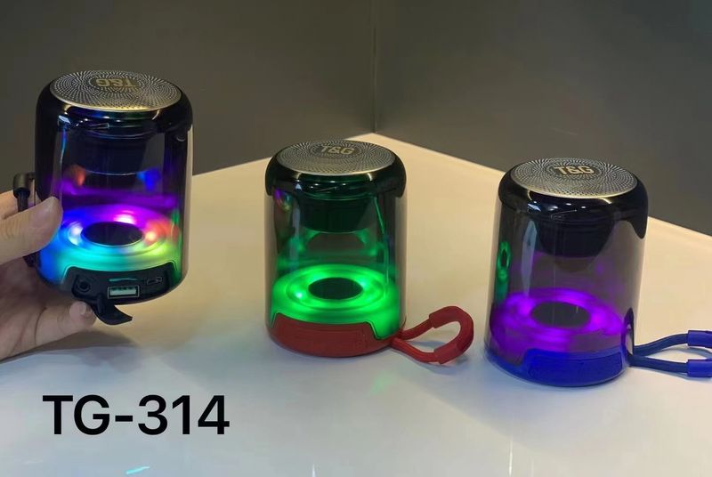 TG314 speaker, outdoor portable LED light card, USB flash drive, FM subwoofer gift, Bluetooth speaker_voghion.com