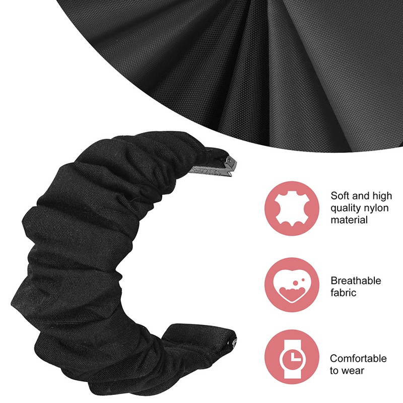 Elastický nylonový řemínek se smyčkou pro Samsung Galaxy Watch 4 40mm 44mm náramek s crunchies pro Samsung Galaxy Watch4 Classic 42/46mm_voghion.com