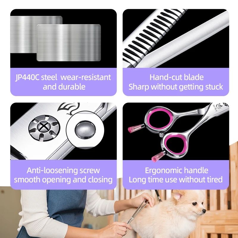 Fenice Japan Filigree Scissors For Dogs 6.75/7 Inches By PawParty Store_voghion.com