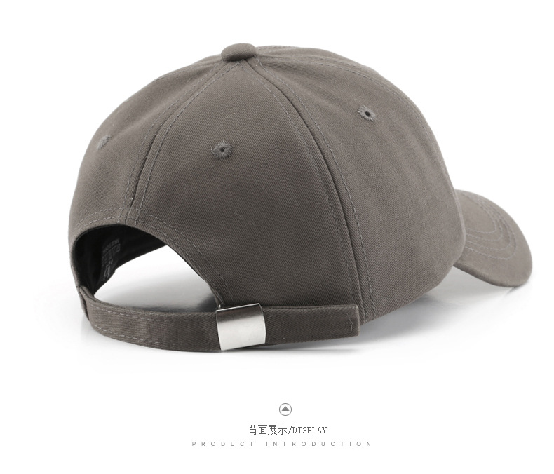 Solid Color Baseball Cap For Men Embroidery Letter Summer Sunhat Snapback Women Adjustable Hat Casual Caps Gorra_voghion.com