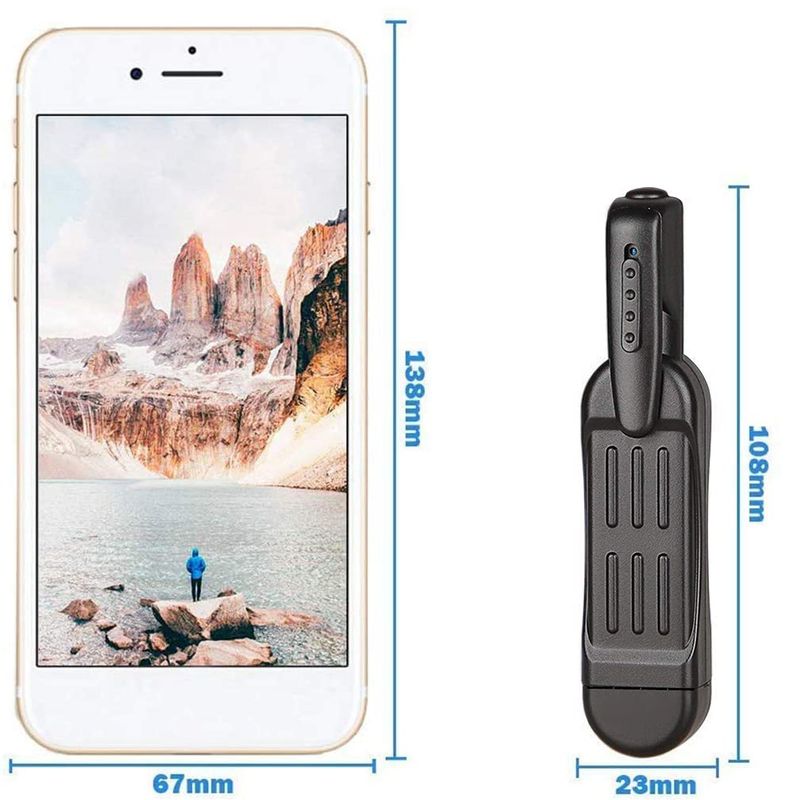 Full HD 1080P T189 Mini Camera Wearable Body Pen Cam Digital Small Sport DV Micro Camcorder Video Recorder Support Hidden Card_voghion.com
