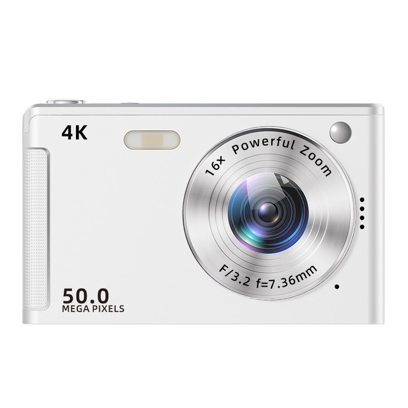 2024CCD HD Digital para estudantes e crianças, gravador de vídeo 4K de 50,0 milhões, câmera de cartão portátil_voghion.com