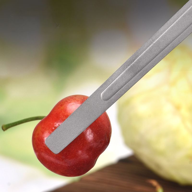 Pinze per barbecue e picnic in titanio puro per campeggio all'aperto, monoblocco, antiscottatura, resistenti alle alte temperature_voghion.com