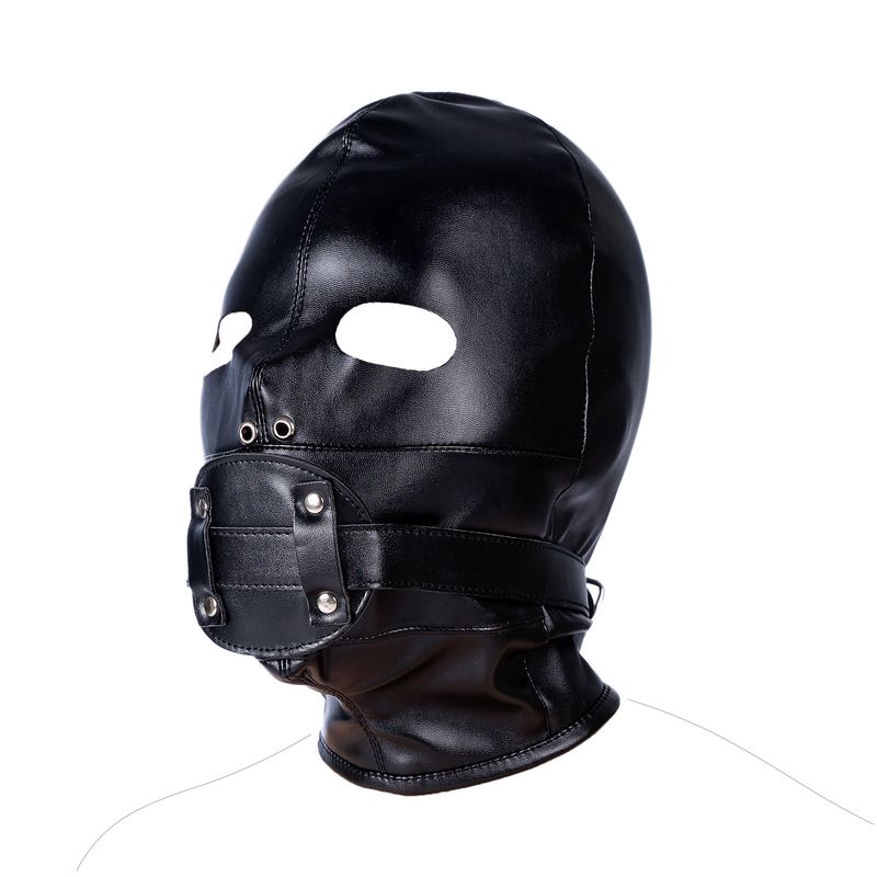 SM Erstickender, abnehmbarer Ballknebel, All-Inclusive-Kopfbedeckung, sensorische Deprivation, BDSM-Queen-Training, männliche und weibliche Sklavin_voghion.com