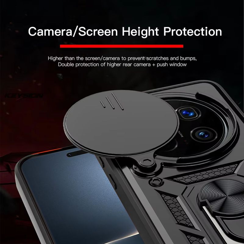 Coque Huawei Pro 5G / Honor Magic 7 Lite avec anneau de support et objectif d'appareil photo_voghion.com