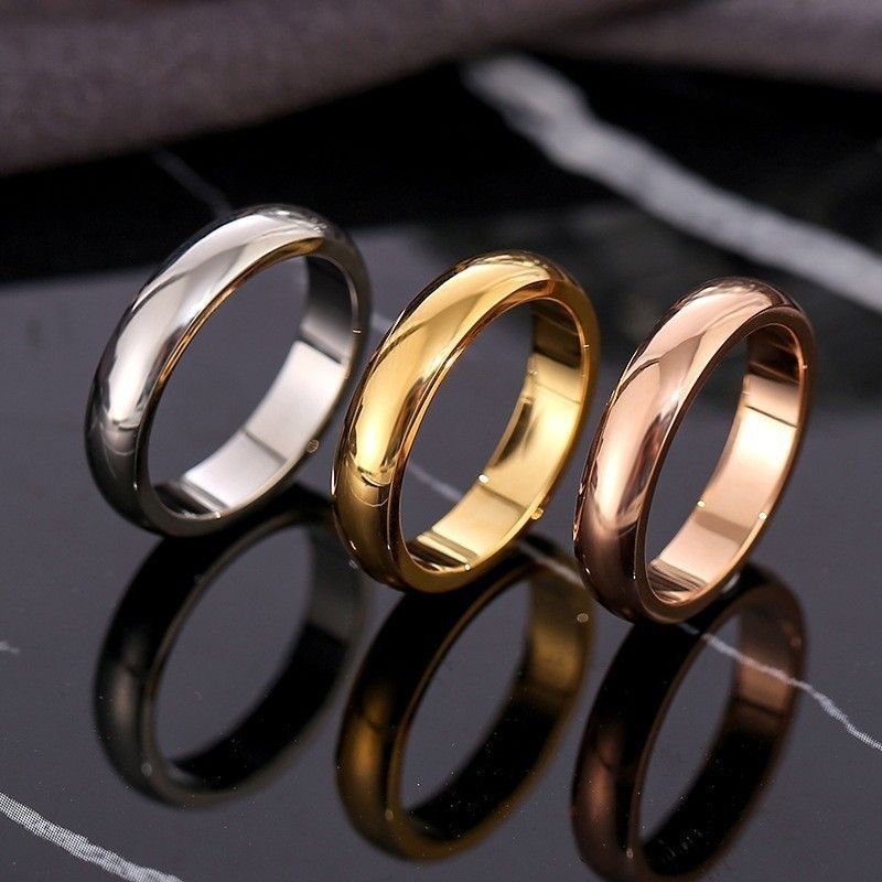 Semplice da uomo, semplice e alla moda, anello di coda, gioielli di coppia da donna_voghion.com