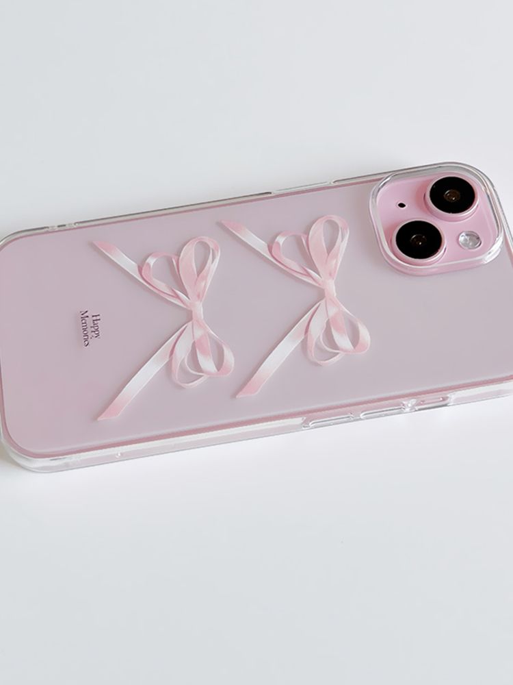 Unbeatable Quality Unbeatable Quality INS Style Young Adult Pink Bows Iphone15/16promax/14pro Mobile Phone Shell For IPhone 13/12_voghion.com