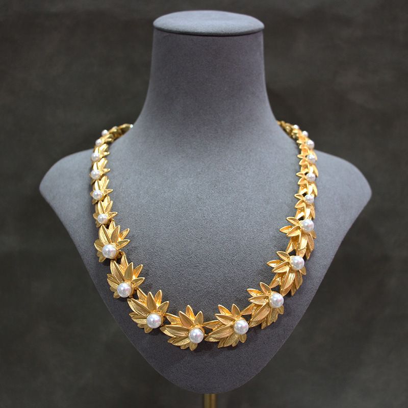 Damen-Schmuckset, farbige Glasur, vielseitige Halskette aus schlichtem Gold, Ohrringe, Blütenblätter, Achatperlen-Halskette, Cuifali-Set_voghion.com