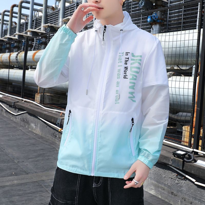Unschlagbare Qualität Sonnenschutz für Herren Sommer Ultradünne Eisseide Kühle und atmungsaktive Outdoor-Haut Trendy Brand Gradient Sonnenschutzkleidung_voghion.com
