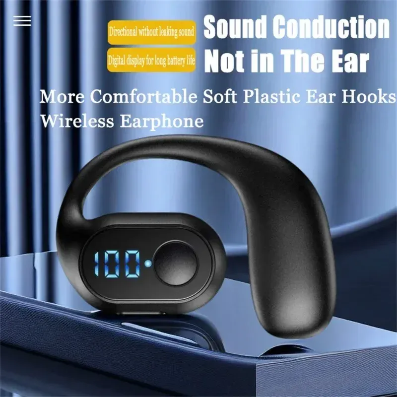 Bluetooth 5.3 Headphone TWS Wireless Ear Hook Earphone HiFi Stereo Noise Reduction Headset Waterproof Earbud For Huawi Xiami_voghion.com