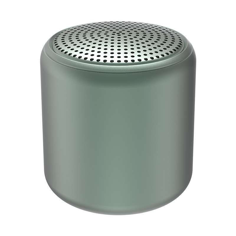 2024 New Macaron Metal Speaker Gift Mini Bluetooth Circular Subwoofer Outdoor Convenient_voghion.com