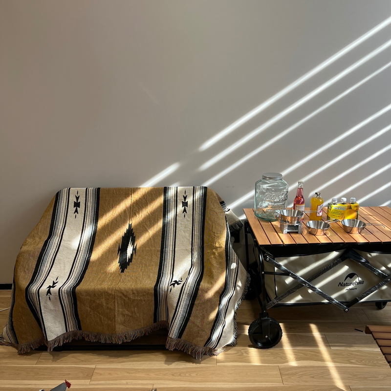 Tapete de acampamento ao ar livre estilo étnico japonês, tapete de piquenique, barraca, tapete de corredor, carpete_voghion.com