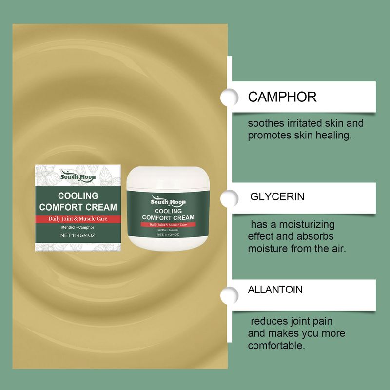 SOUTH MOON Joint Soothing łagodzi dyskomfort kolan Stosowanie zewnętrzne Stosować w masażu Krem do codziennej pielęgnacji_voghion.com