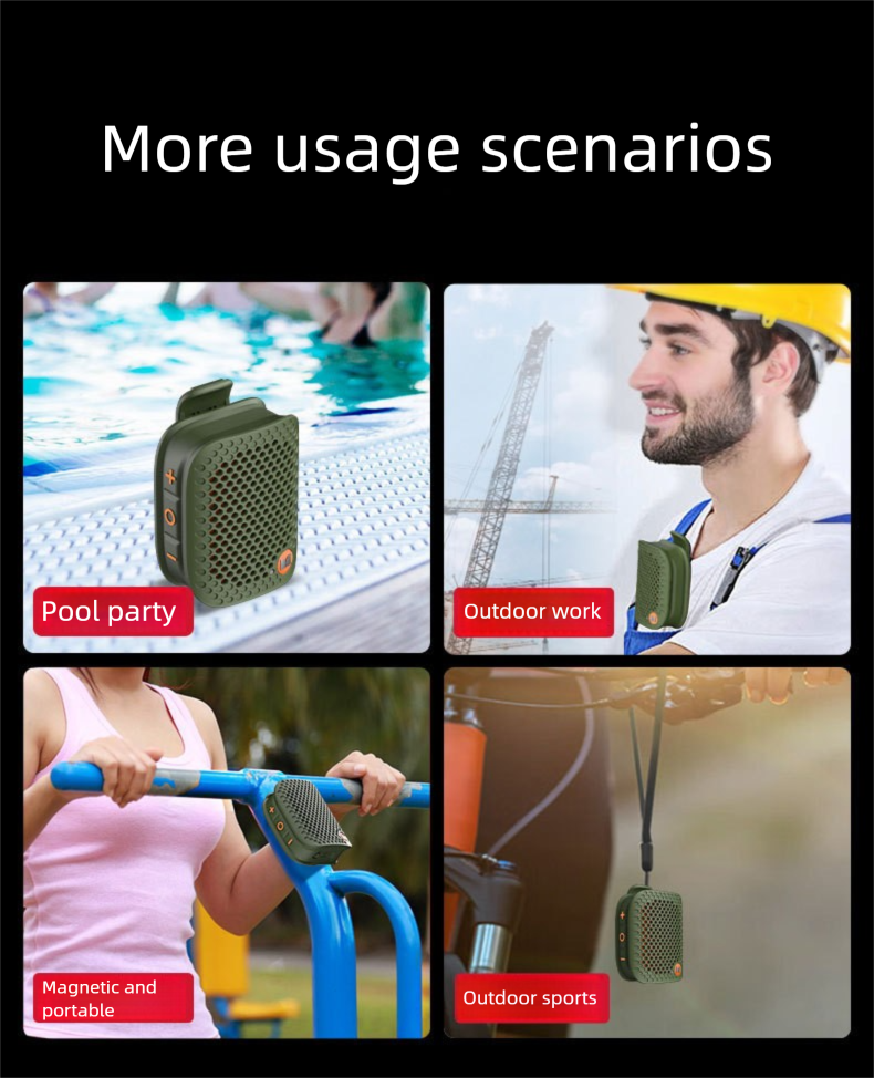 Monster M3 Subwoofer Portable Long Battery Life Outdoor Mini Bluetooth Speaker Compatible_voghion.com