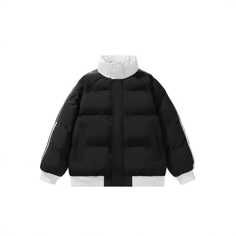 New Down Cotton For Men, Winter Loose Fit, Plus Size, Thickened, Warm, Casual Hooded Puffer Jacket Coat_voghion.com