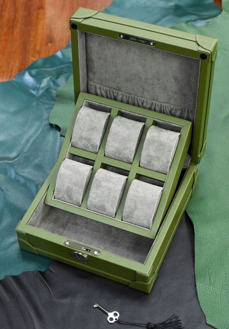High End Watch Storage Box Household Exquisite Watch Jewelry Integrated Storage Box Collection Watch Box High End Gift Box_voghion.com