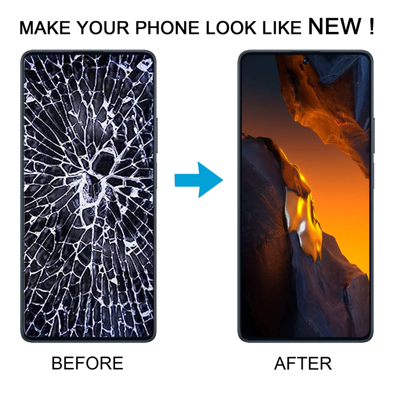 Pour Xiaomi Poco F5 Écran LCD AMOLED d'origine avec assemblage complet de numériseur_voghion.com