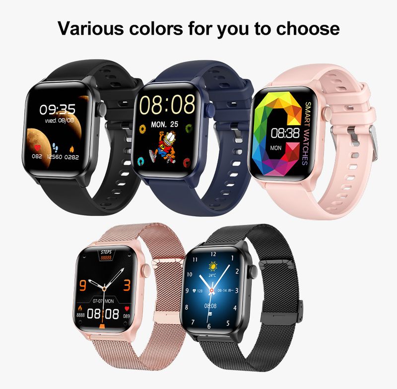 Bracciale sportivo multifunzionale per coppie, cronografo impermeabile per il monitoraggio della pressione sanguigna_voghion.com