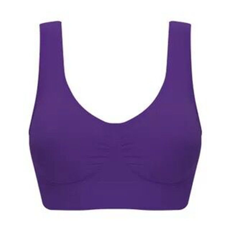 Reggiseno solido senza cuciture Reggiseni senza fili Reggiseni push up Bralette Top Intimo da donna Intimo femminile Reggiseni senza fili Taglie forti_voghion.com
