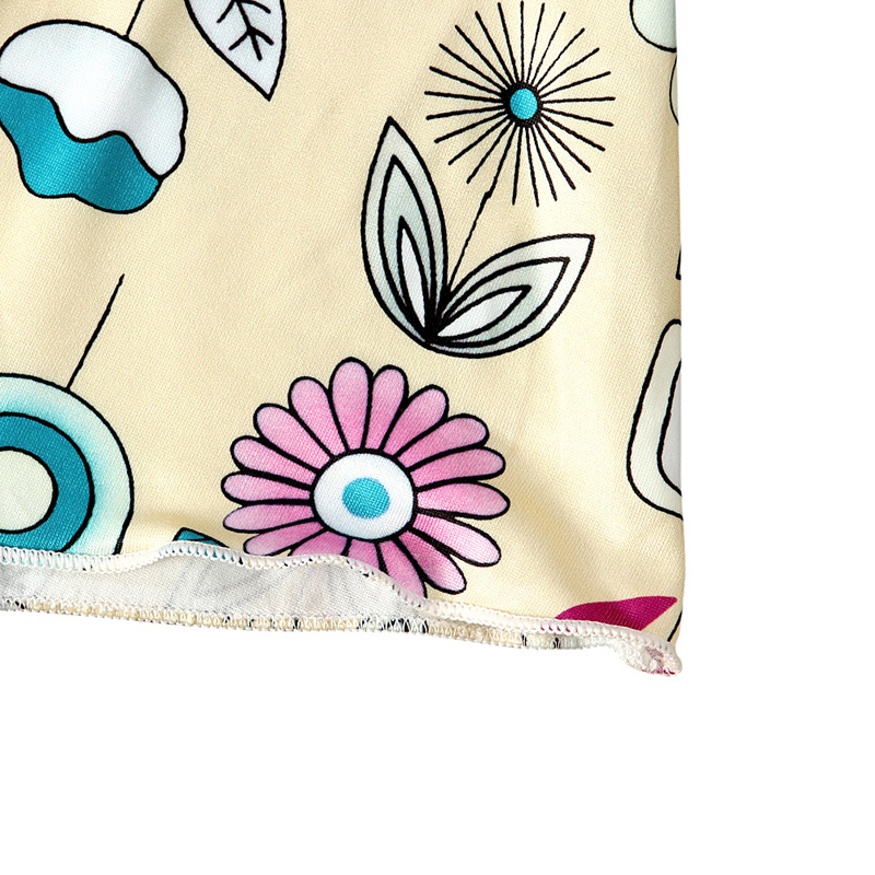 Babykleeder Kanner a Meedercher laangärmlech Blummenkleed Gottesdéngschtkleed + Kappduch zweedeeleg Kannerkleeder Ins_voghion.com