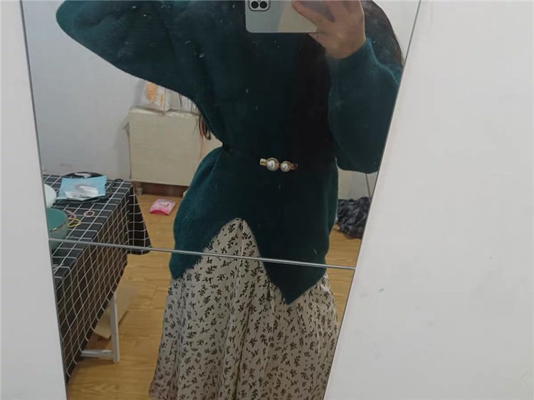 Frühling Sommer Elegante Perle Schnalle Frauen, Dünne Dekorative Elastische Haken Schmaler Taille Gürtel Für Kleider_voghion.com